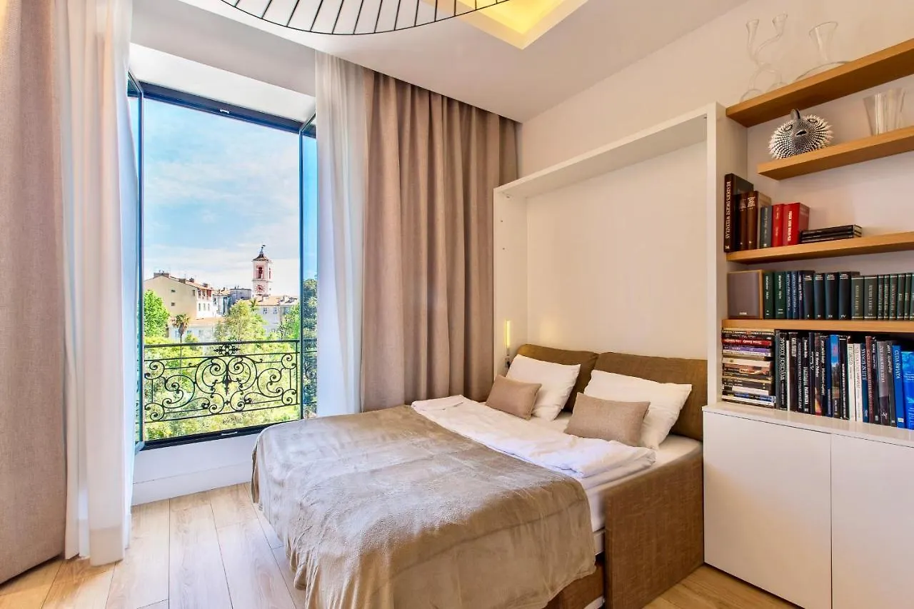 Grand H -F2, Face Vieux- Nice, Terrasse, Ascenseur, Climatisation, Terrace - Nice City Center 0*,  France