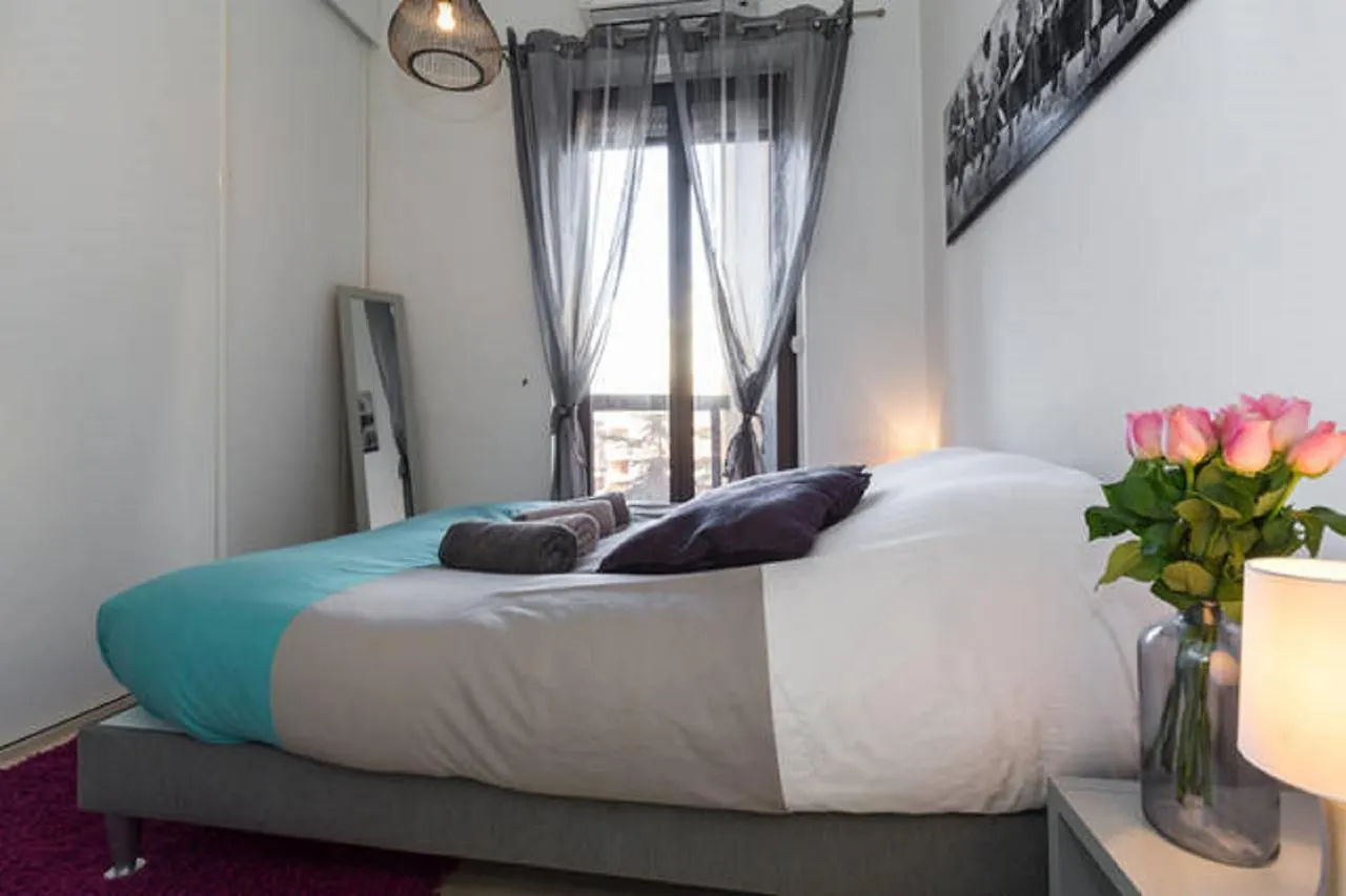 Grand H -F2, Face Vieux- Nice, Terrasse, Ascenseur, Climatisation, Terrace - Nice City Center