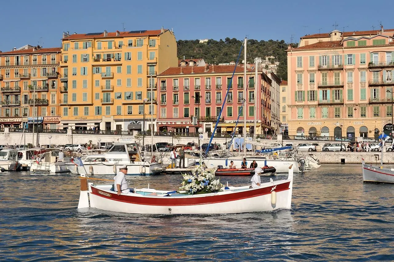 Grand H -F2, Face Vieux- Nice, Terrasse, Ascenseur, Climatisation, Terrace - Nice City Center 0*,  Frankreich